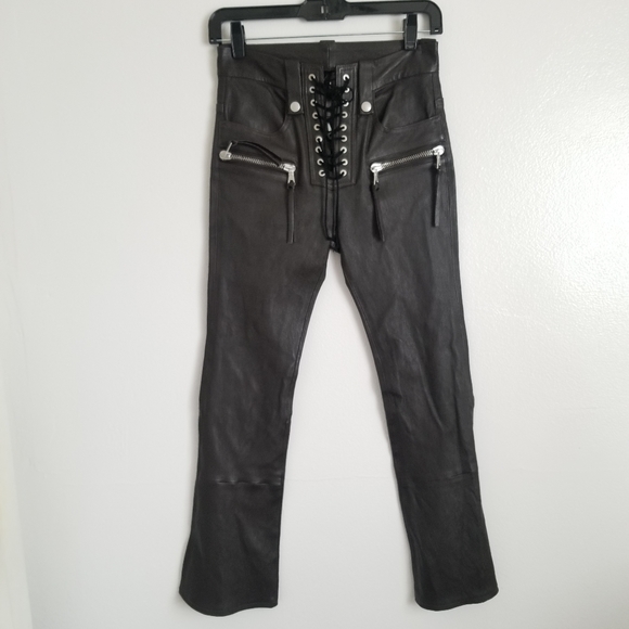 BEN TAVERNITI UNRAVEL PROJECT Leather Pants - Picture 5 of 16